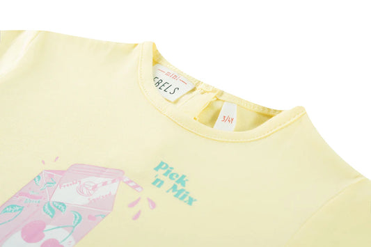 T-SHIRT GEEL