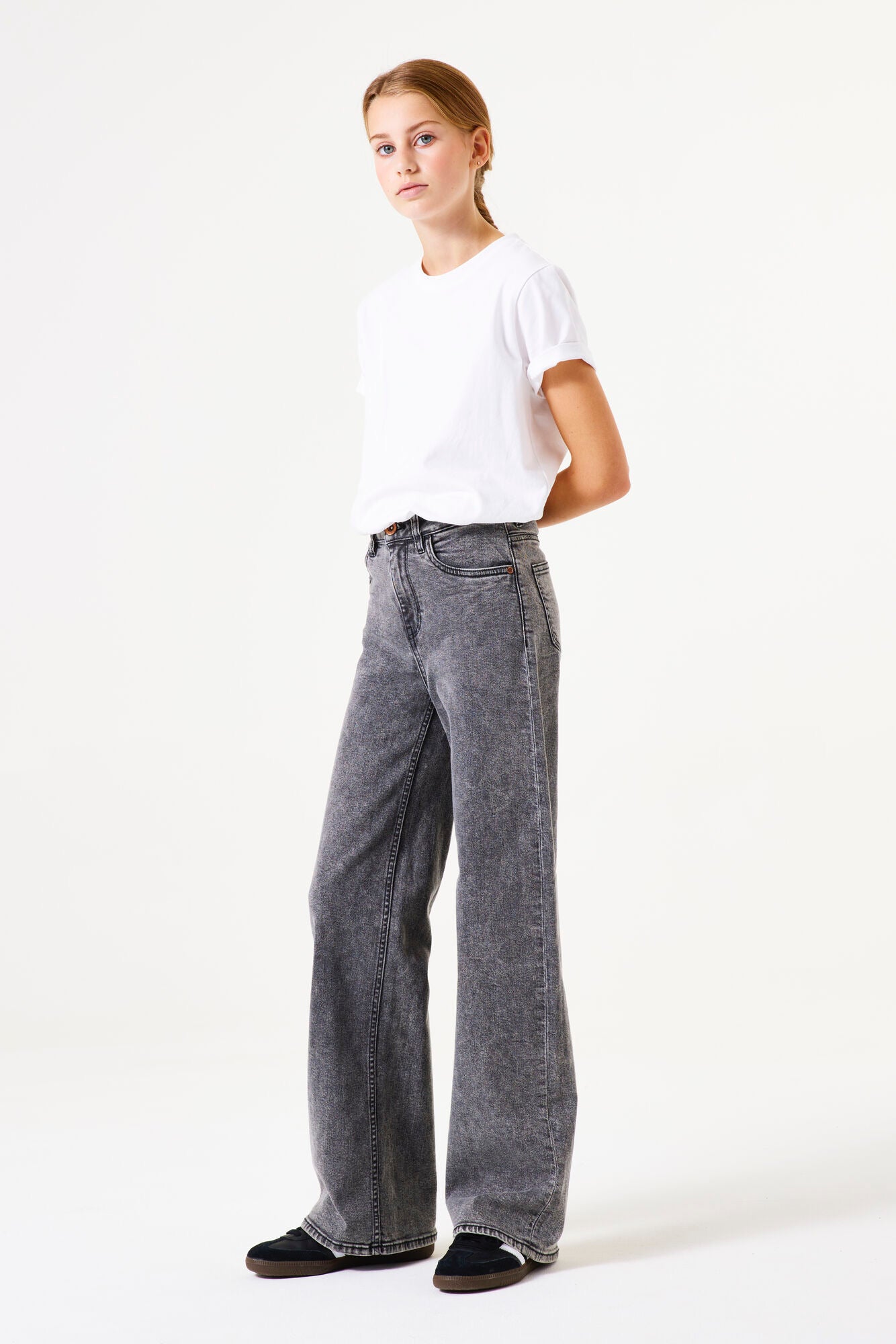 Grey jeans wide fit Garcia