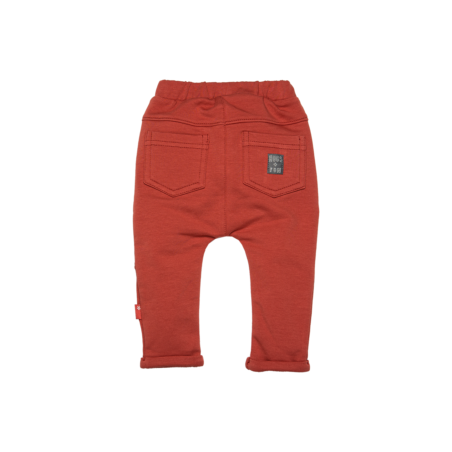 BESS jongens broek Diagonal Hot sauce