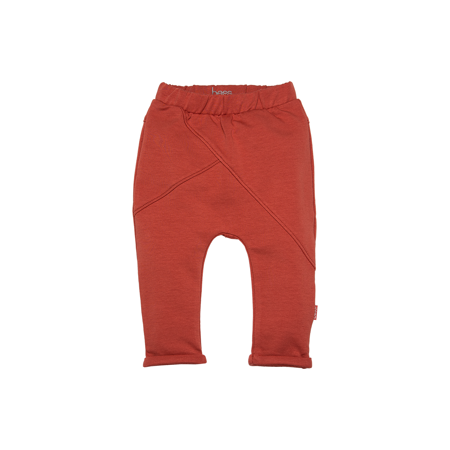 BESS jongens broek Diagonal Hot sauce