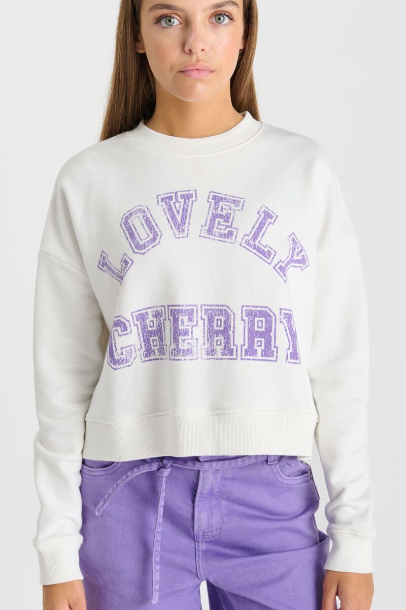 SWEATSHIRT OFF WHITE