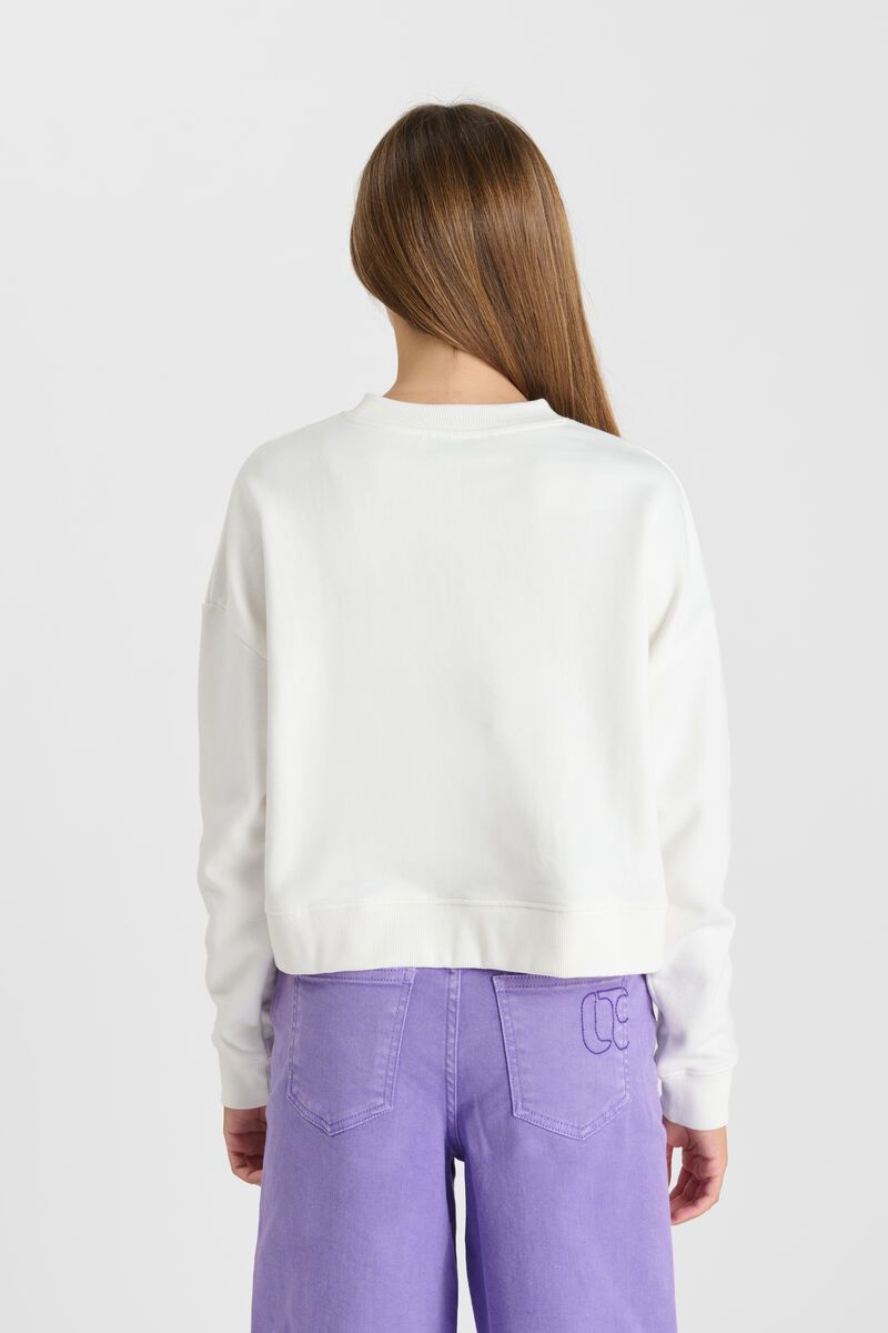 SWEATSHIRT OFF WHITE