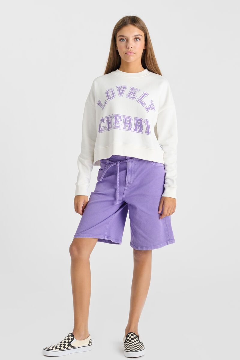 SWEATSHIRT OFF WHITE