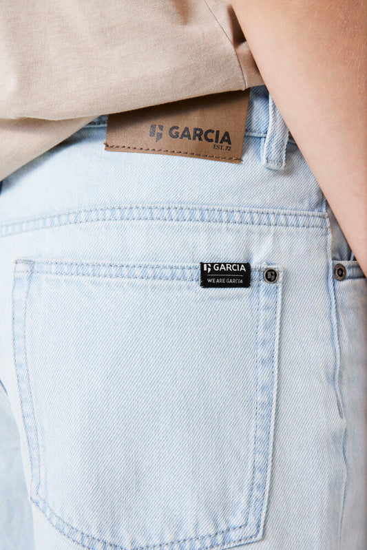 Garcia Jeans Baggy Short Bleached - Jongens Tieners