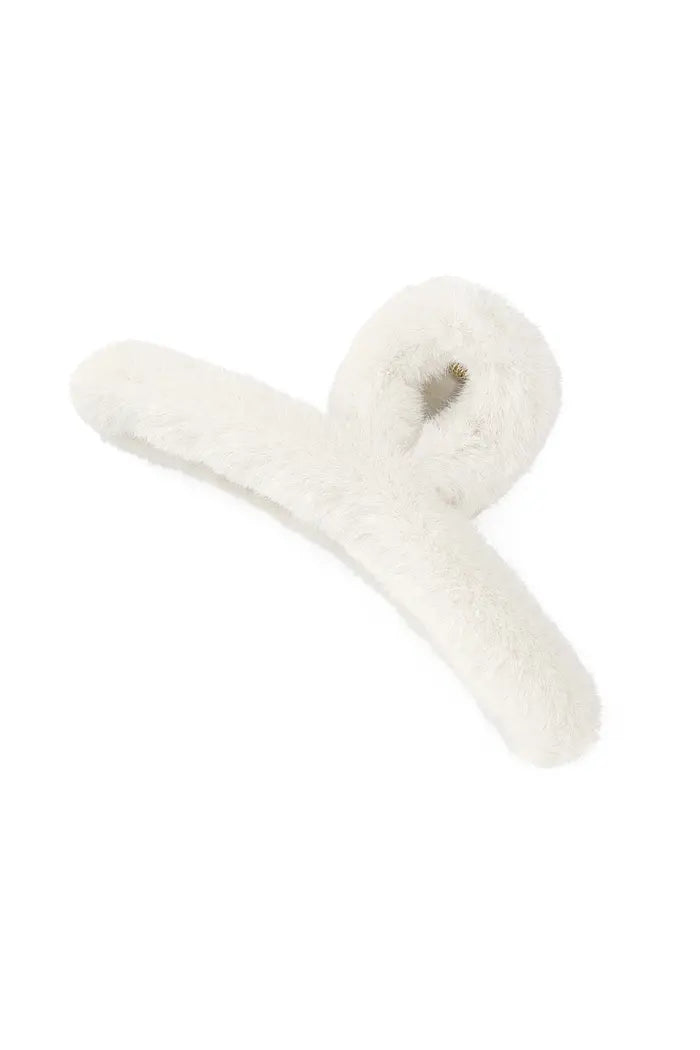 Pluche haarclip