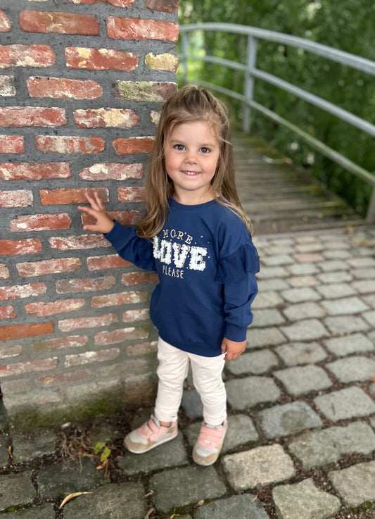 TUNIEK LOVE BEIGE OF BLAUW