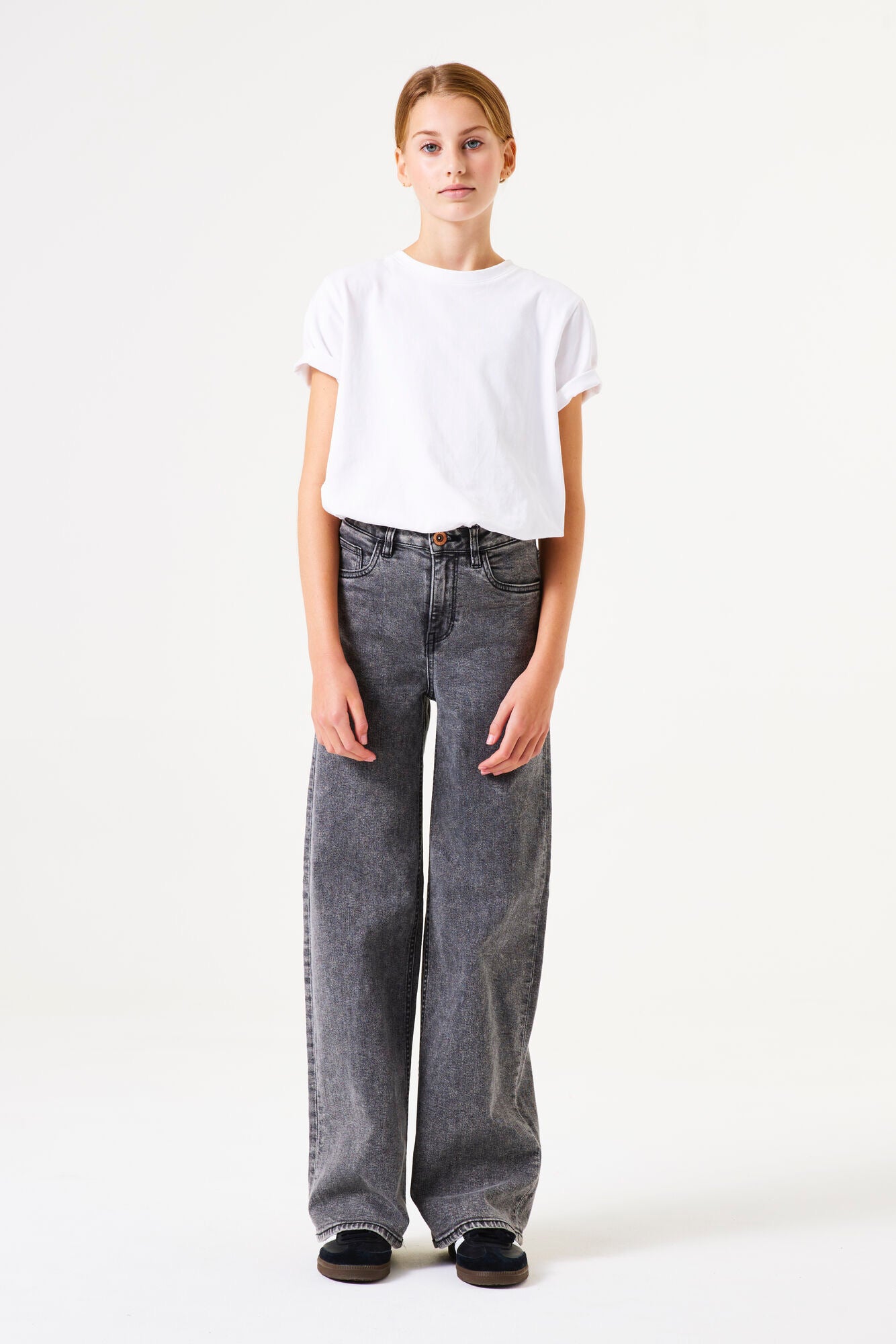 Grey jeans wide fit Garcia