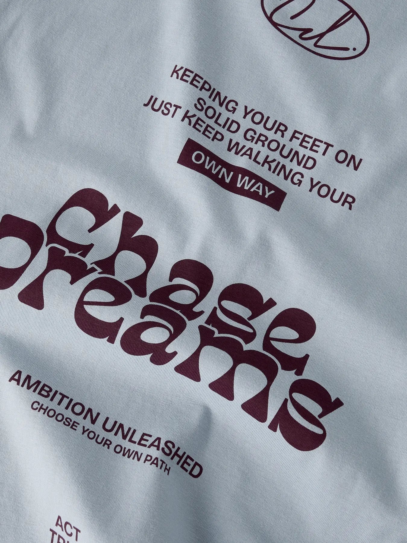 NAME IT T-shirt DEFUS - Jongens chase dreams Blue Fog