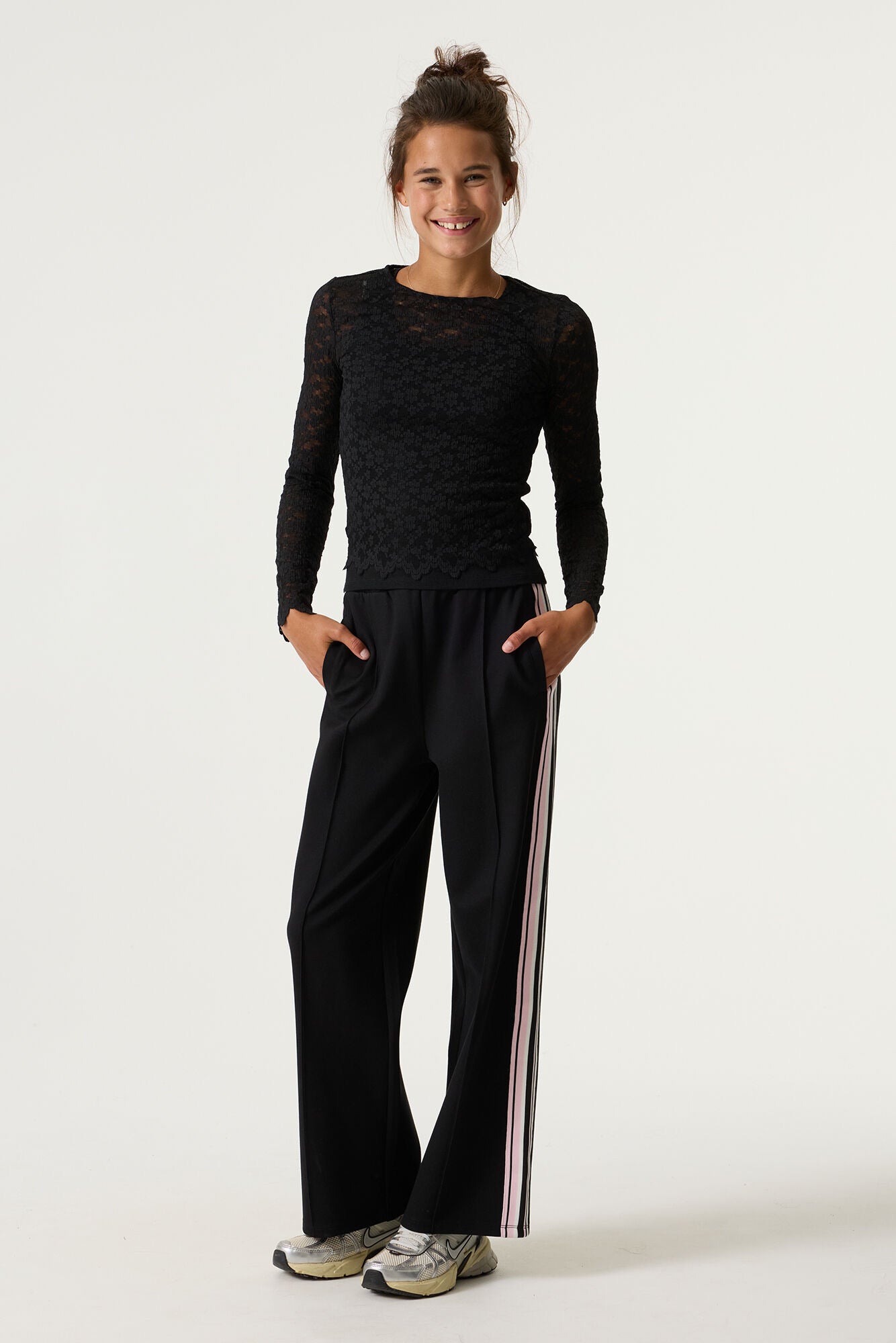 Black lace shirt Garcia