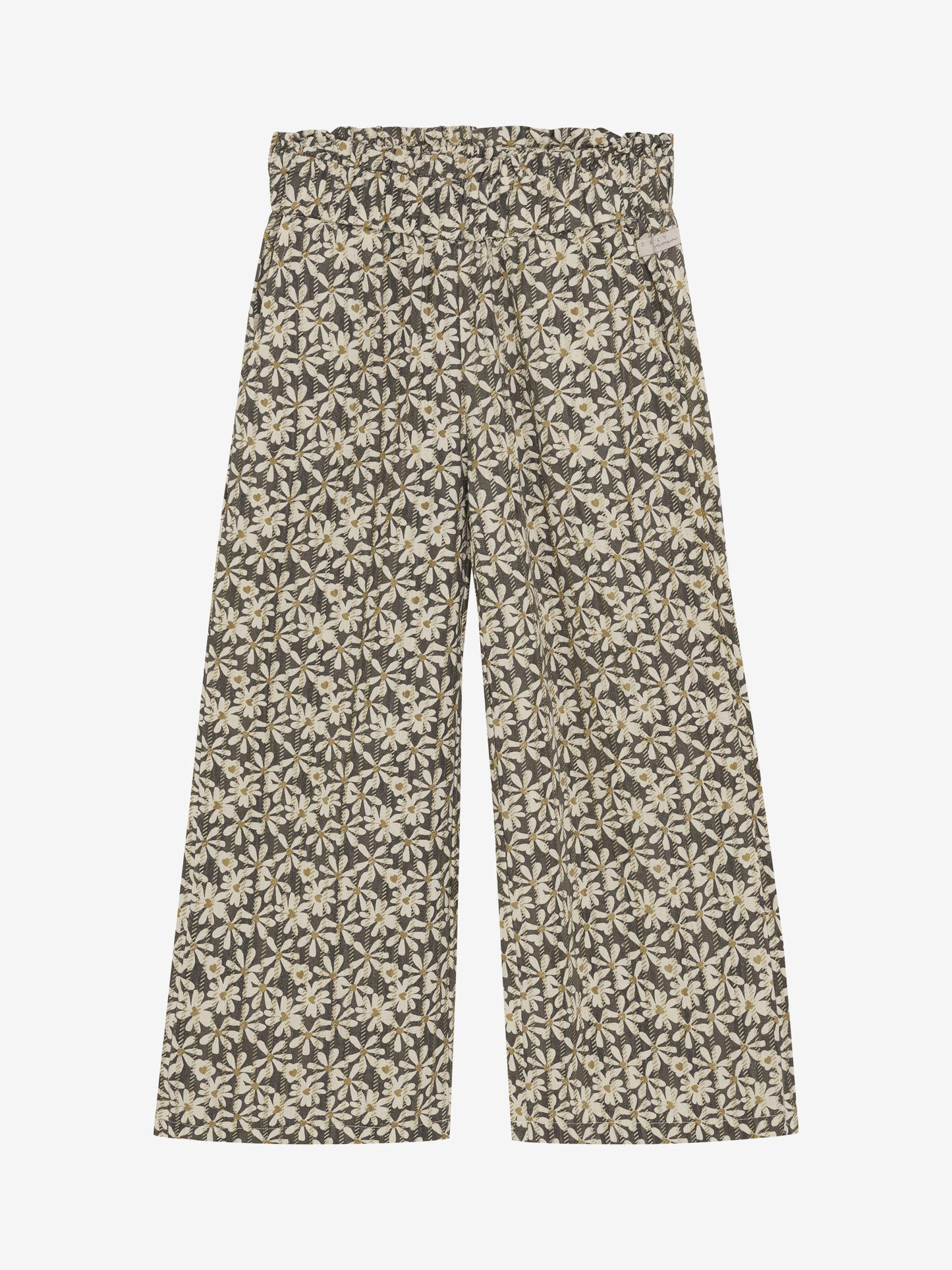 WIJDE BROEK MET BLOEMEN