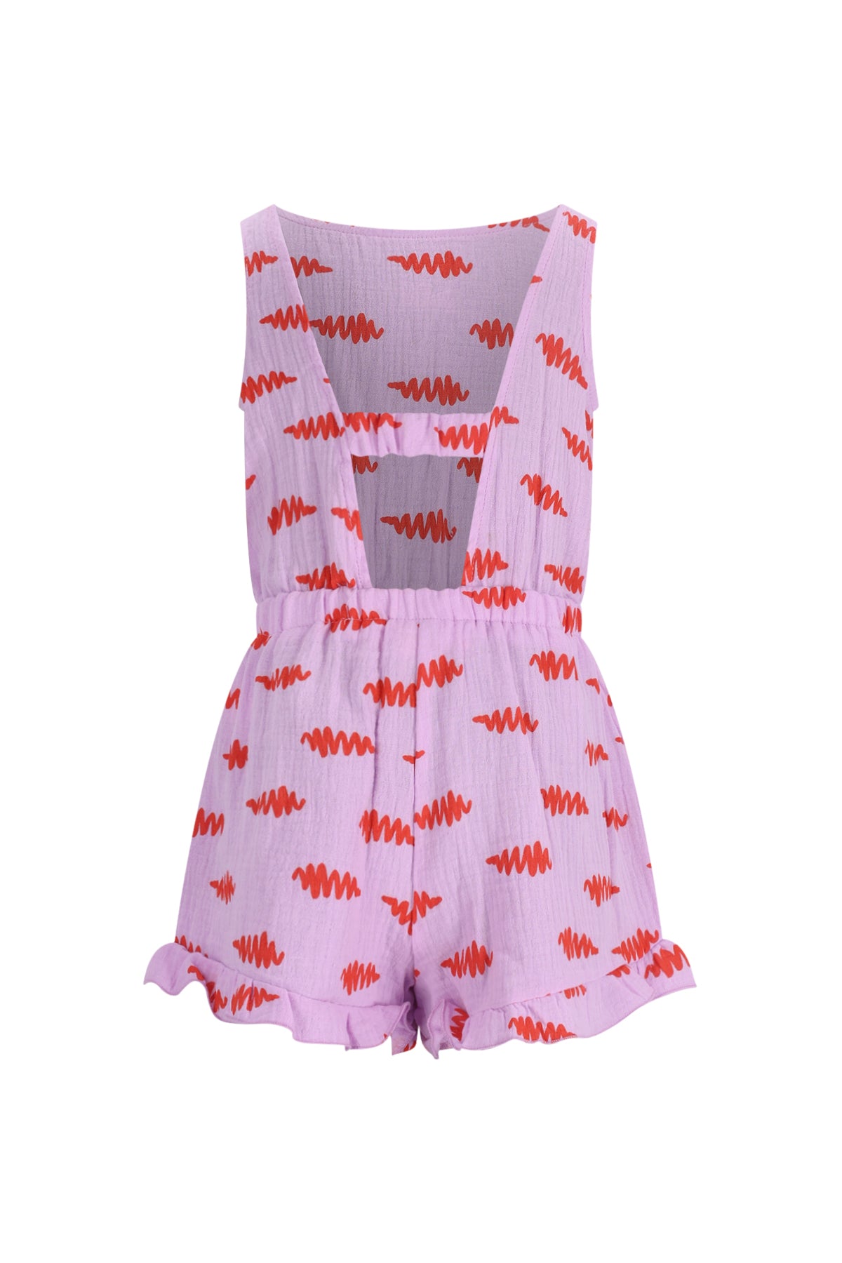 The New Chapter Lous jumpsuit meisjes achterkant Giant Steps print