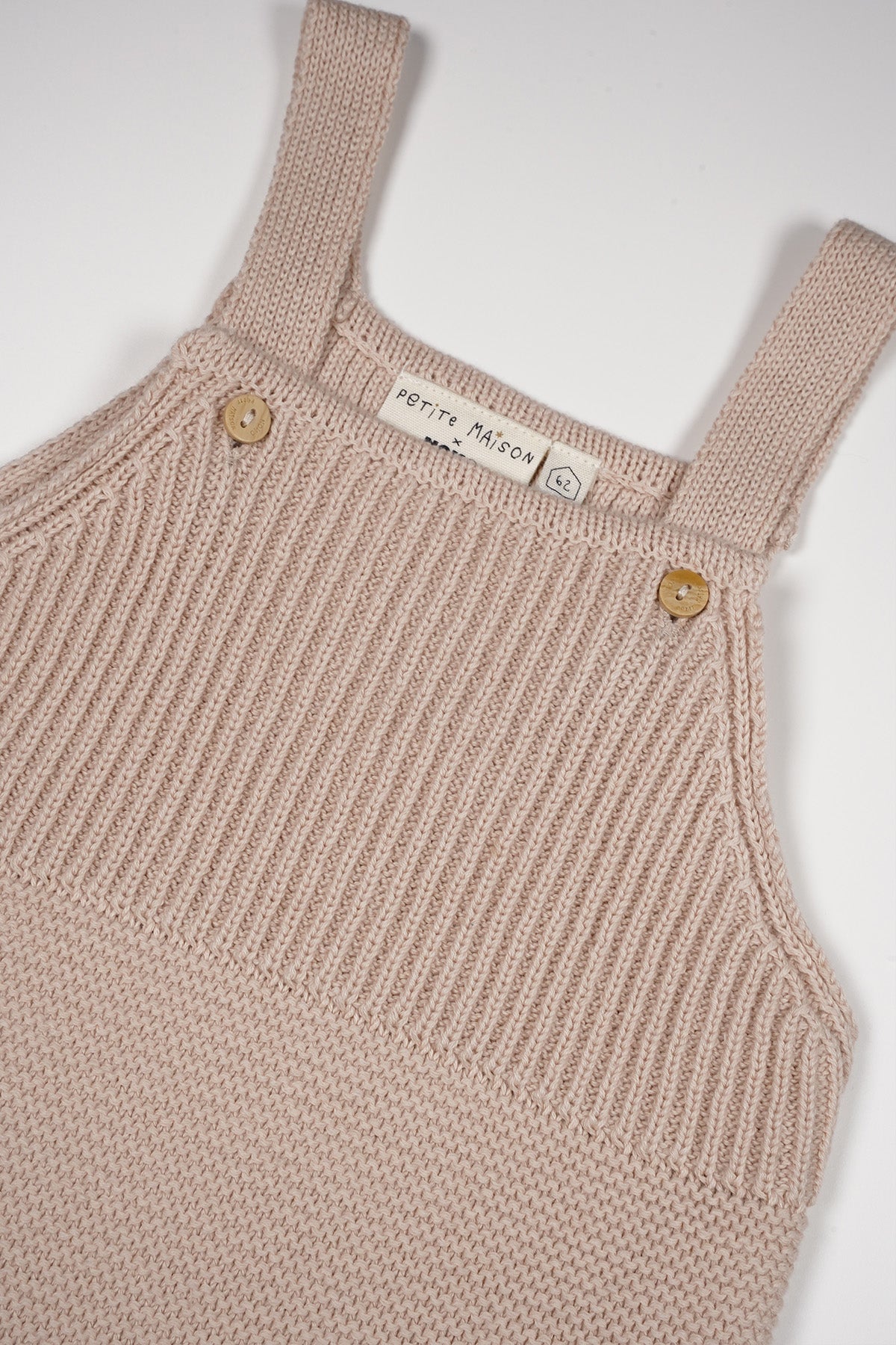 GEBREIDE SALOPETTE BEIGE
