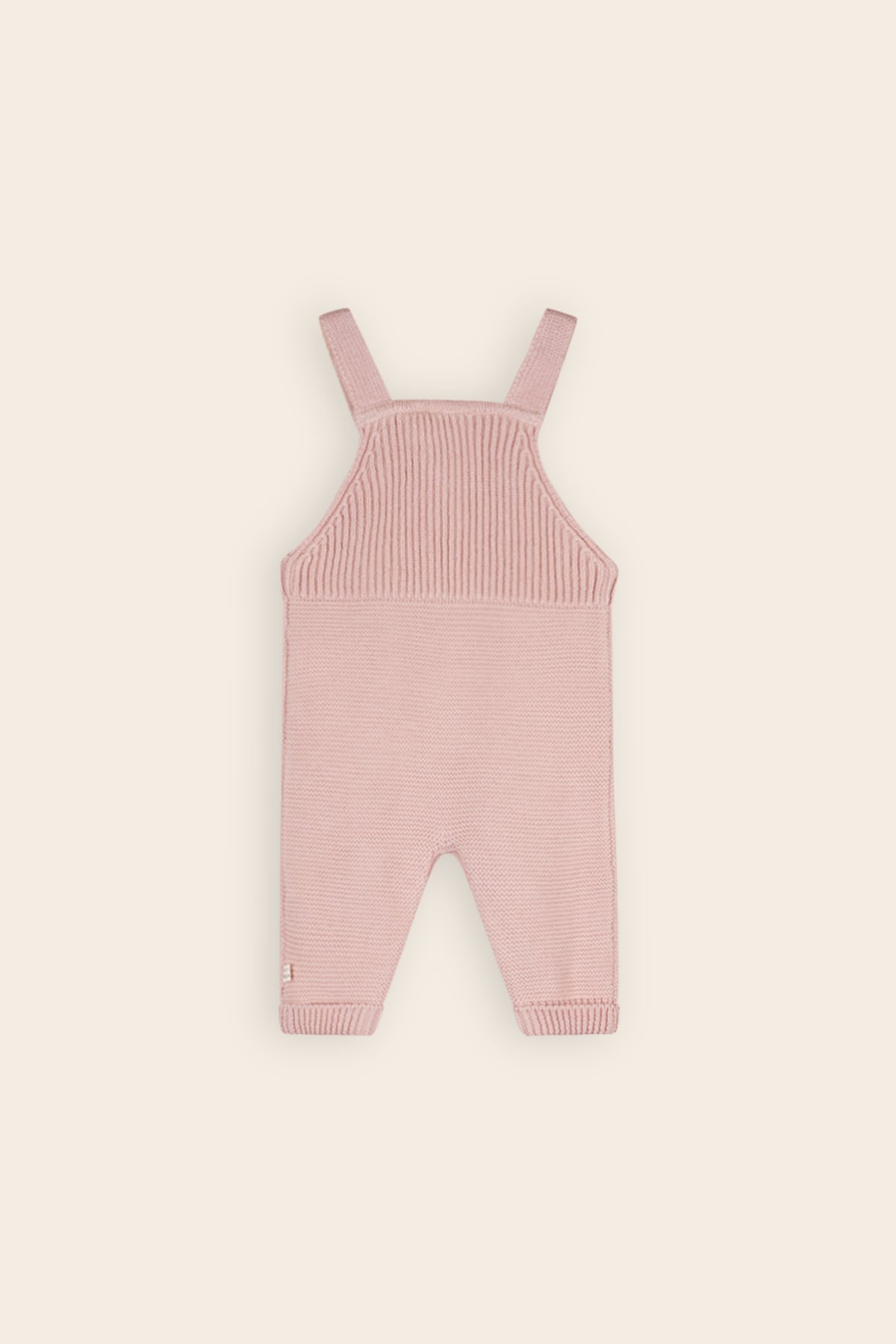 GEBREIDE SALOPETTE ROZE