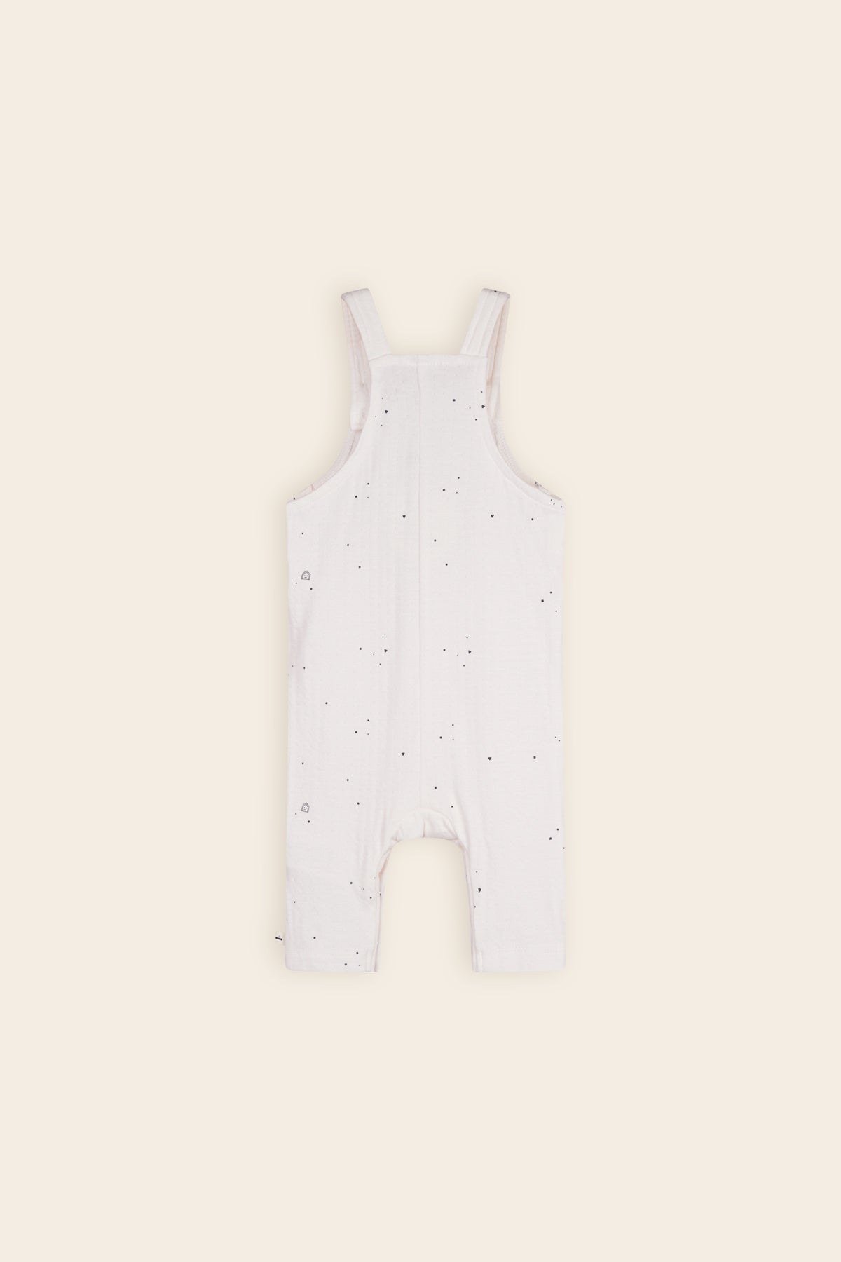 SALOPETTE WITTE MET STIPJES