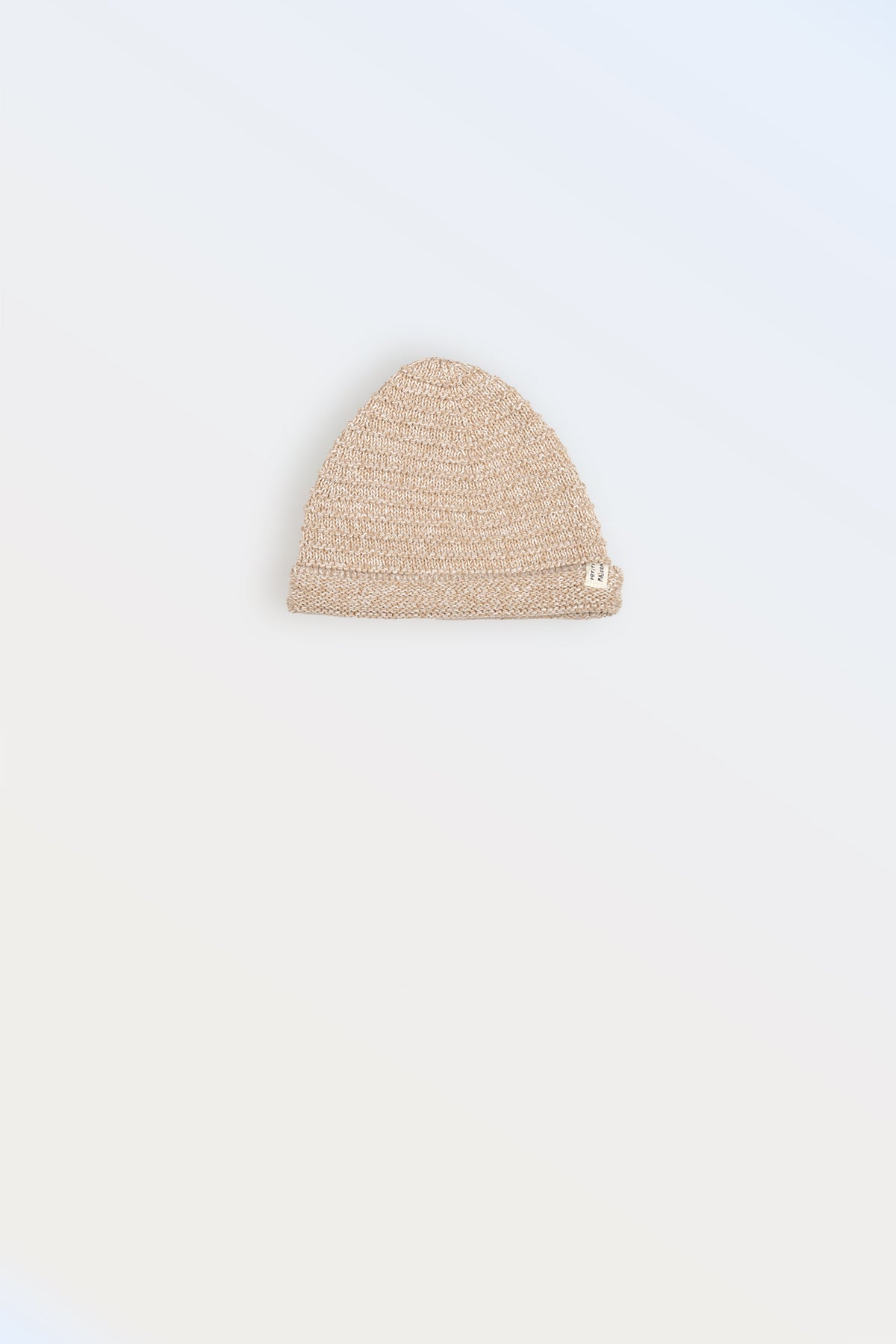 Baby Gebreide Muts Oatmeal