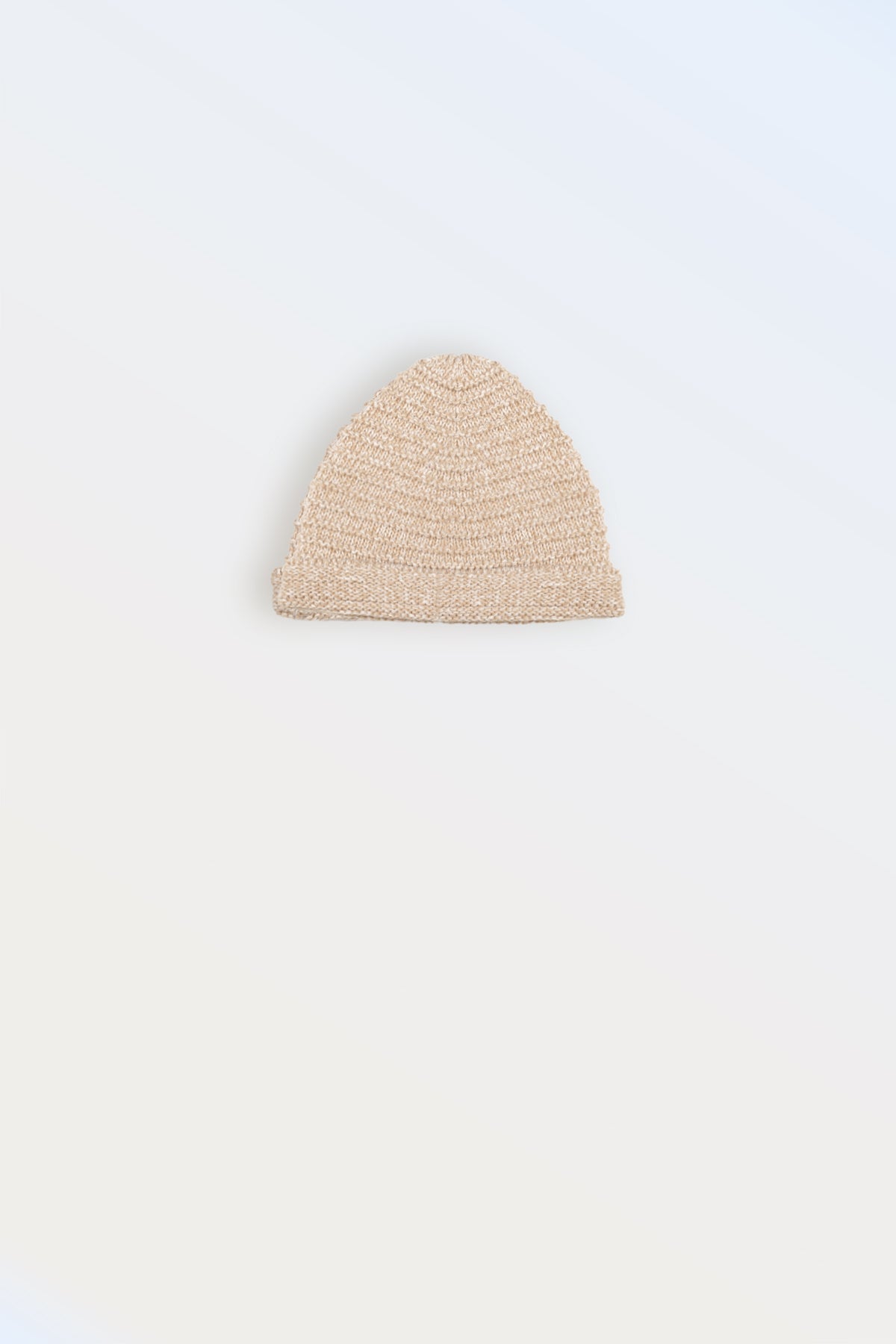 Baby Gebreide Muts Oatmeal