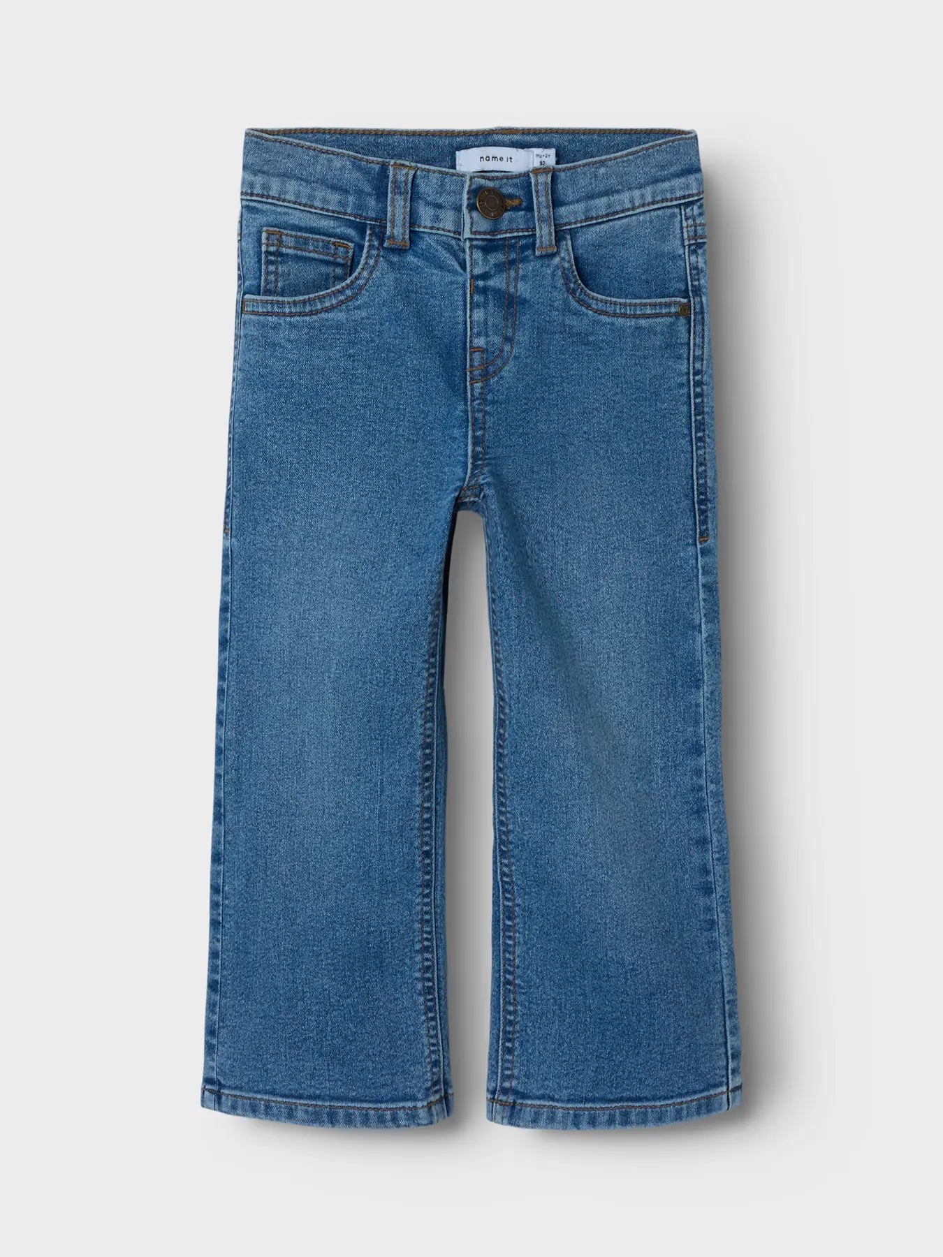 WIJDE JEANS STRETCH MEDIUM BLUE
