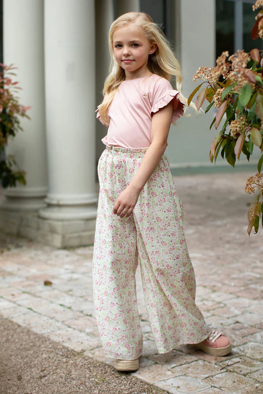 WIJDE BROEK FLOWERS