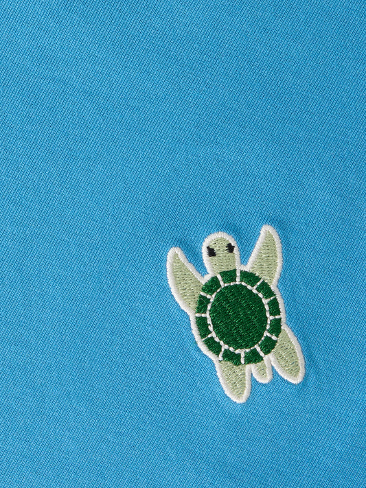 NAME IT T-shirt schildpad Print - licht blauw diertjes