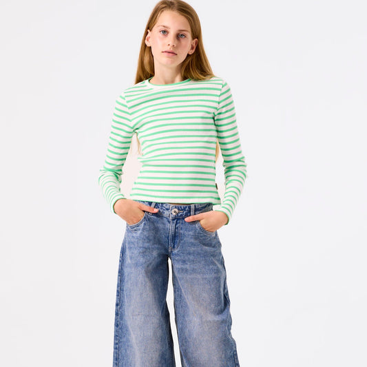 LONGSLEEVE GROENE STREEP