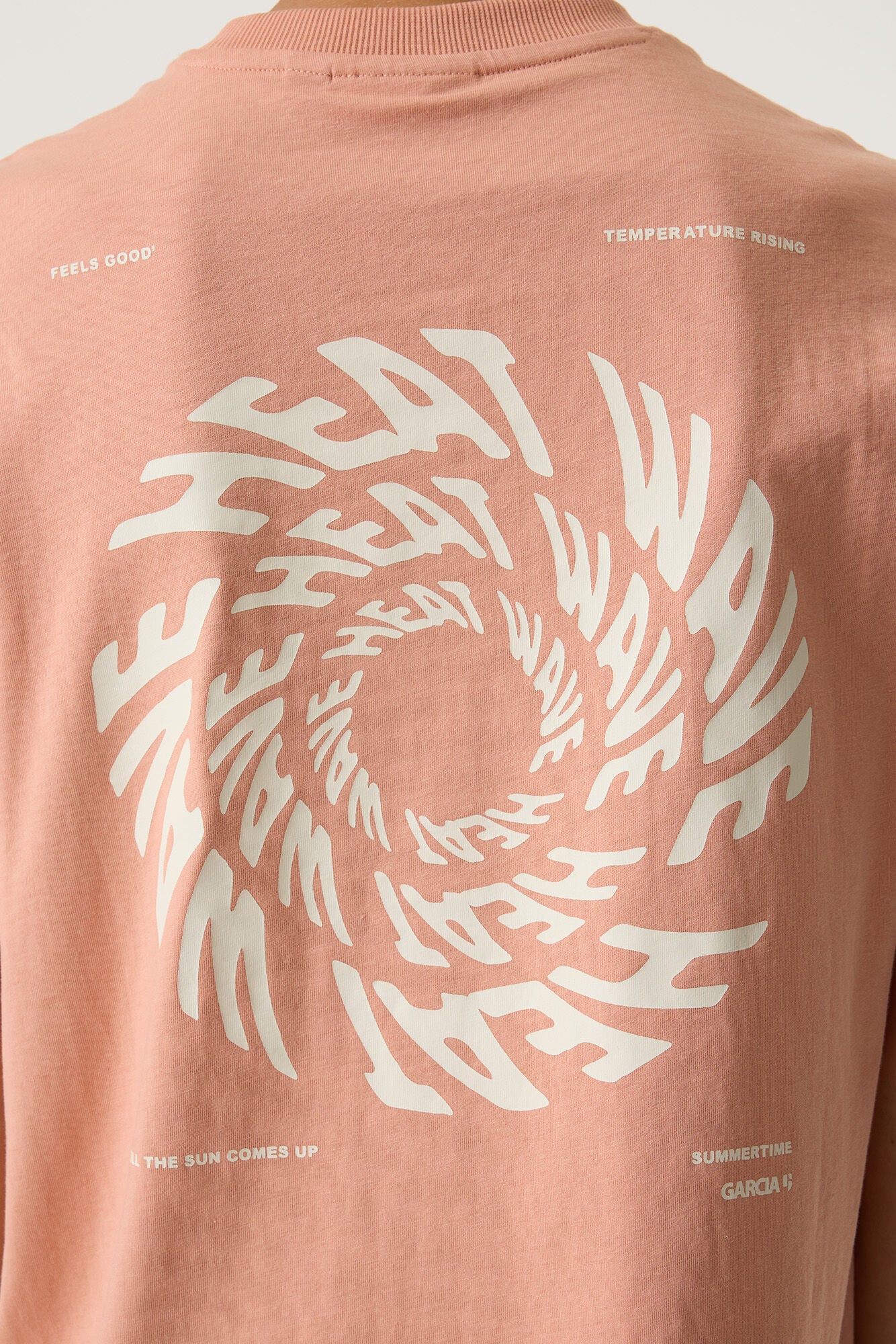 Garcia – Heat Wave T-shirt Sunburn met Backprint voor Jongens