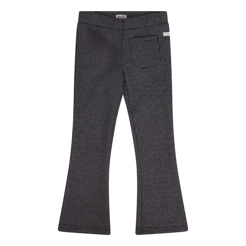 Flared Pants Check | Black | Black