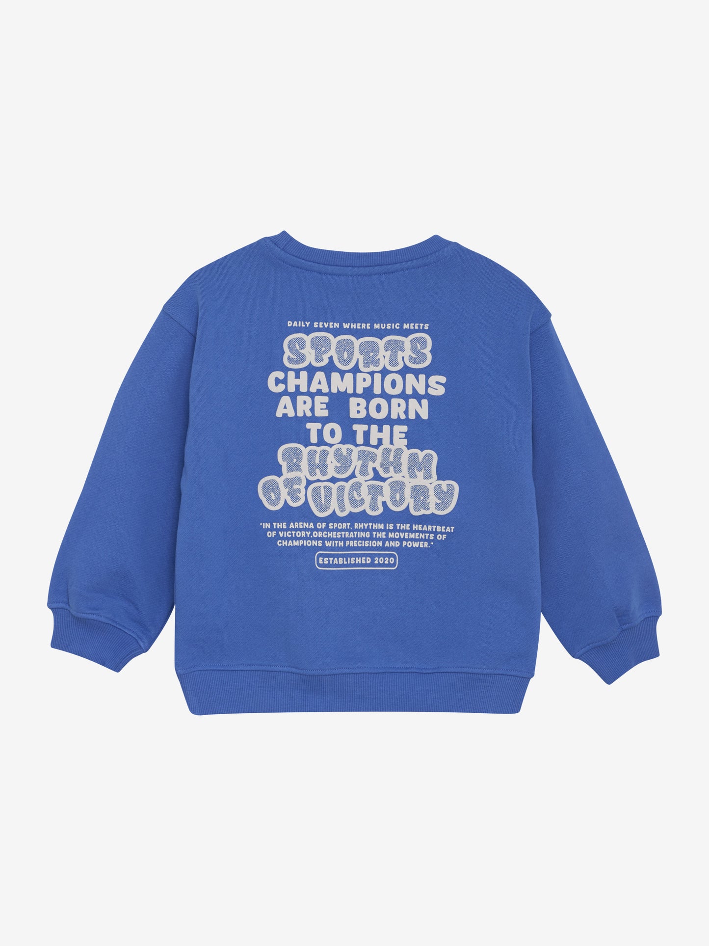 OVERSIZED SWEATER BLAUW