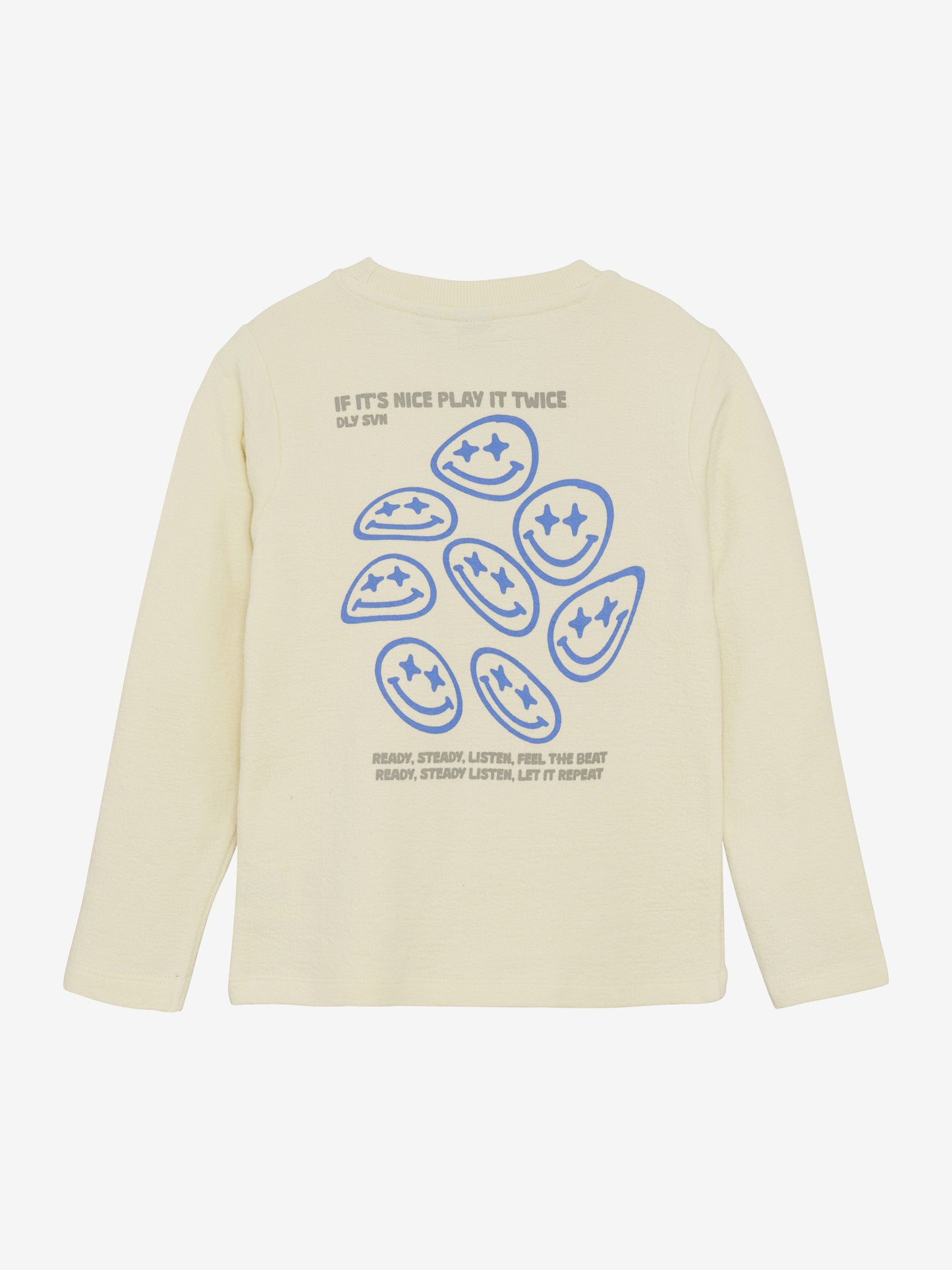 LONG SLEEVE CRÈME WITH BACKPRINT