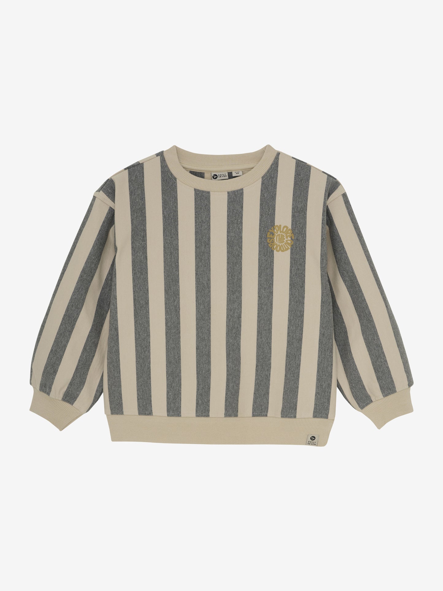 OVERSIZED SWEATER MET STREPEN