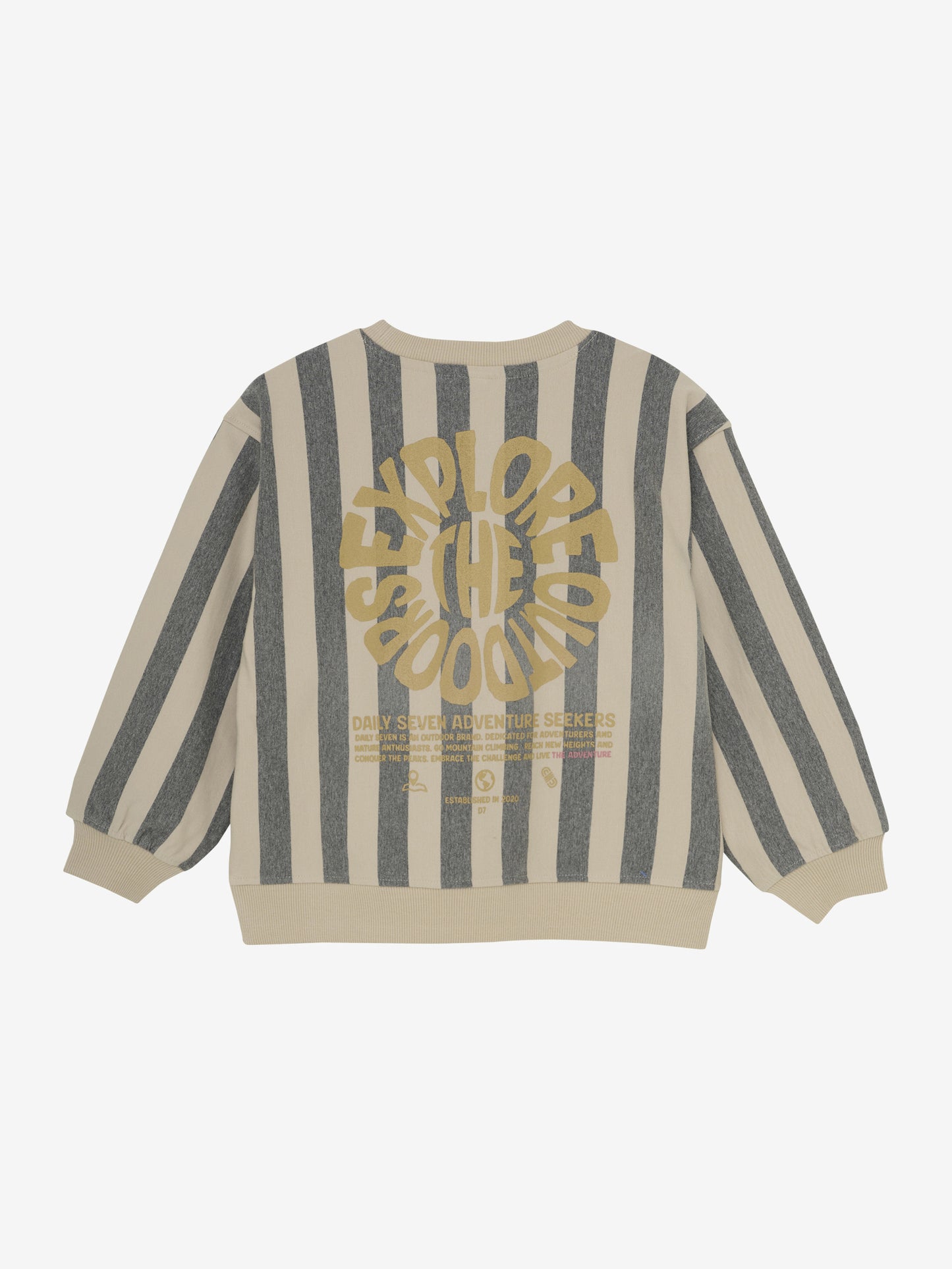 OVERSIZED SWEATER MET STREPEN