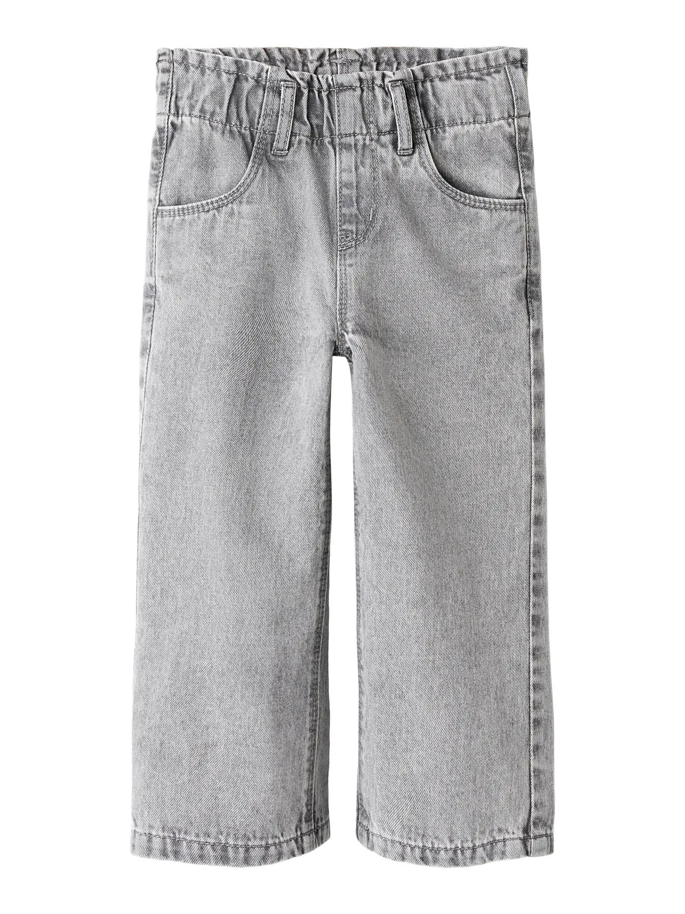 Wide fit grey denim
