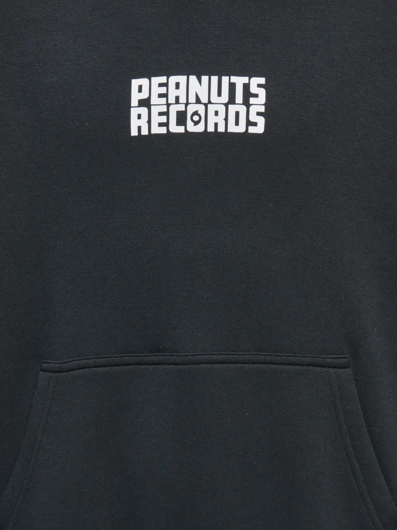 ONLY AND SONS zwarte sweater met capuchon - close-up print