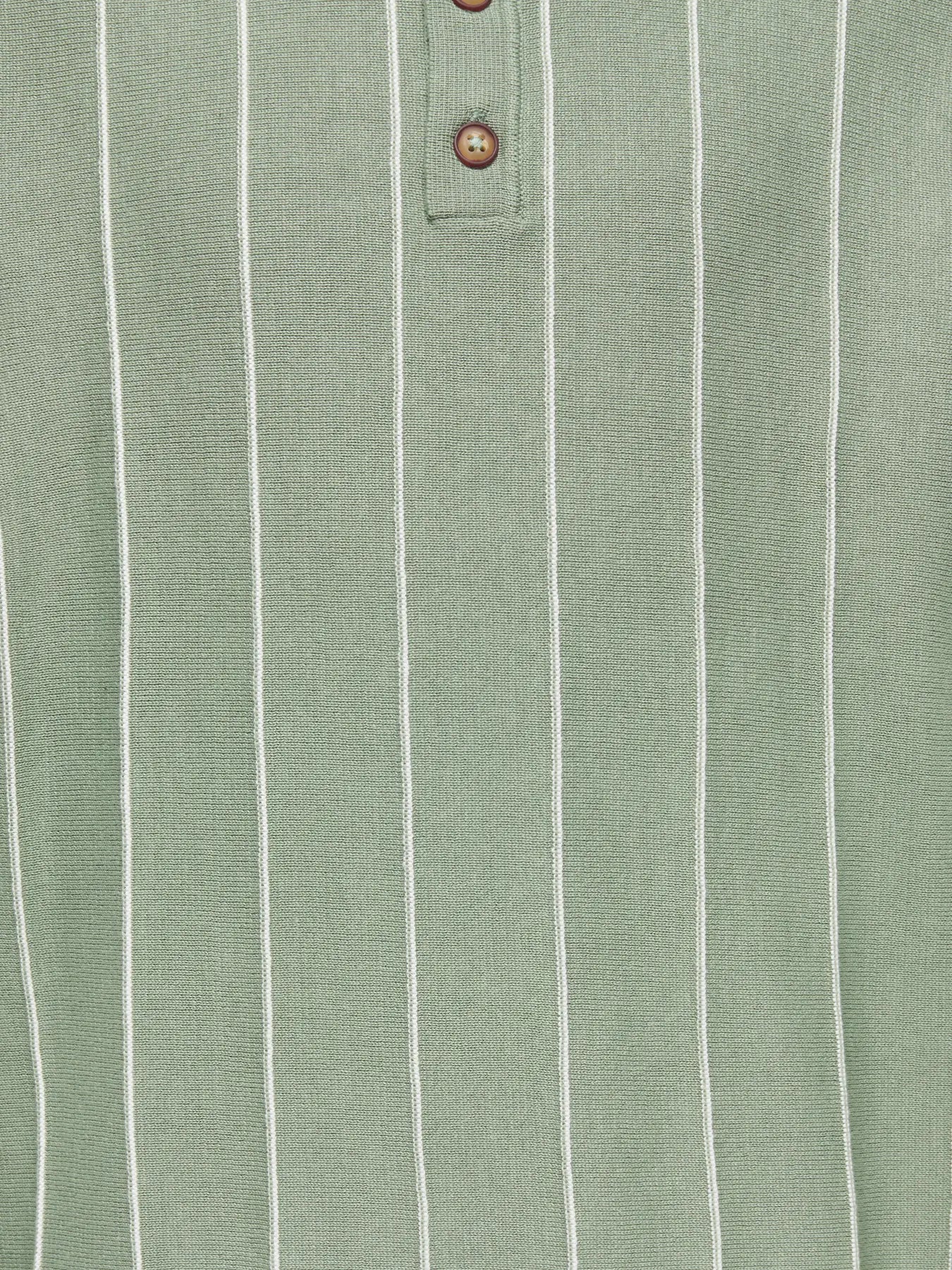 ONLY AND SONS groene polo shirt jongens - detail kraag en pasvorm