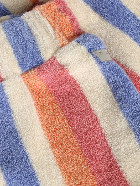 DAILY7 meisjes short met strepen - elastische tailleband close-up