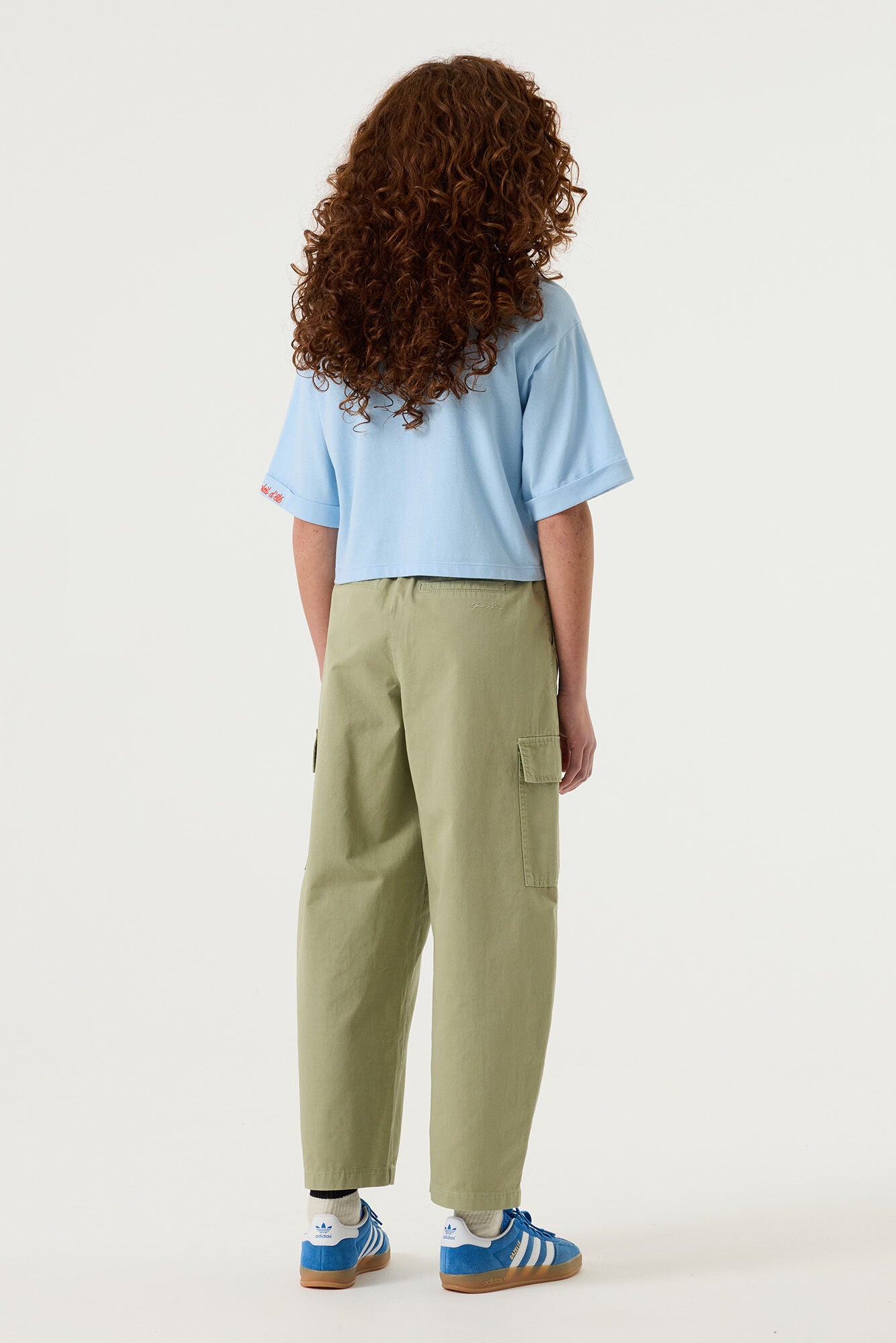 GARCIA blauw shirt meisjes achterkant