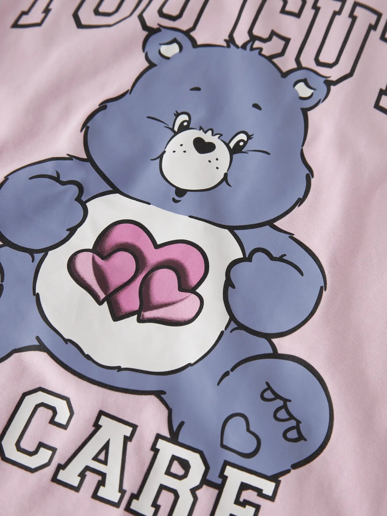 NAME IT Care Bears T-shirt Roze - detail print