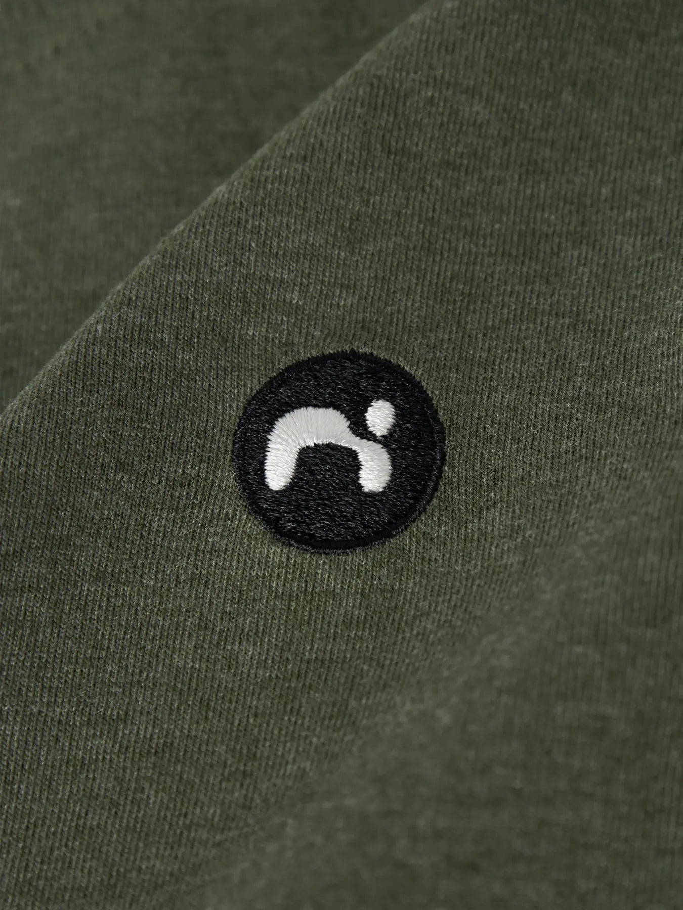 NAME IT Kaki T-shirt voor Jongens - Comfortabel Katoenen Shirt - detail stof