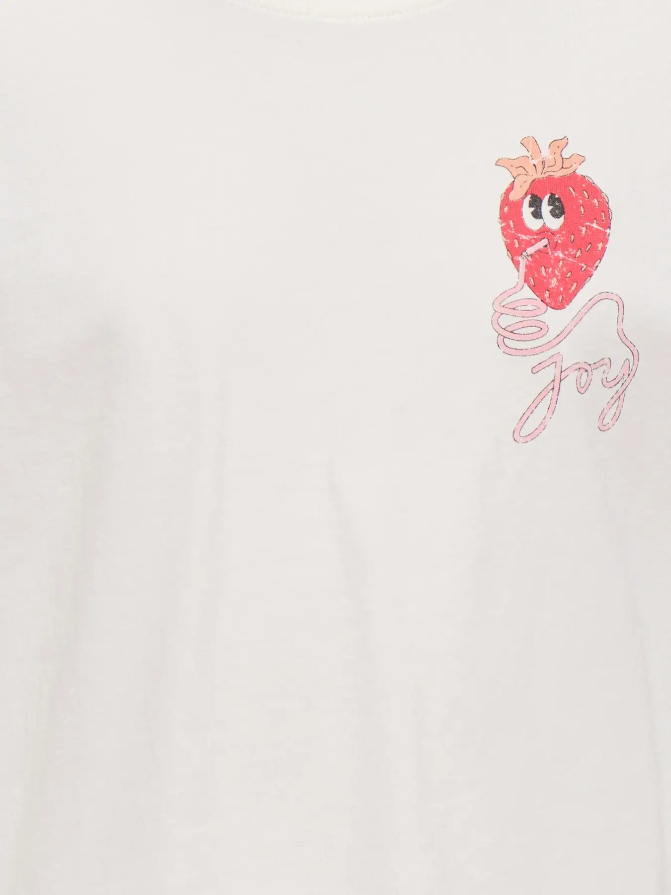 ONLY Printed Top Meisjes Cloud Dancer - Wit T-shirt met Print - detail
