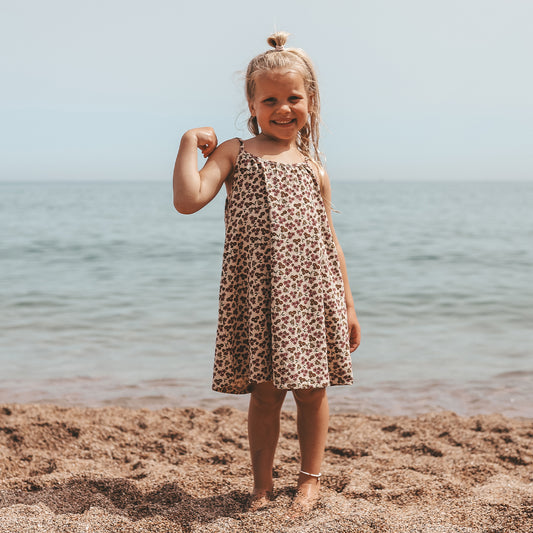 SALTED STORIES Sparkly Flower Meisjes Jurk - styling
