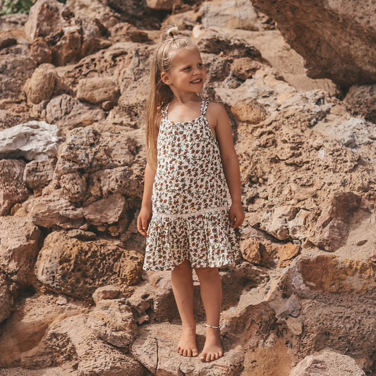 SALTED STORIES Pommegranate Meisjes Jurk - styling