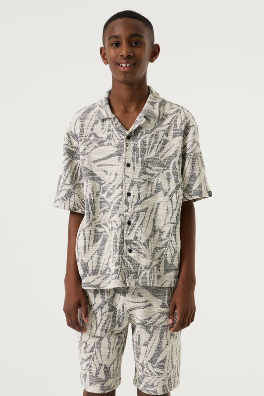 GARCIA Blouse Dark Grey met Print – Teens Jongens