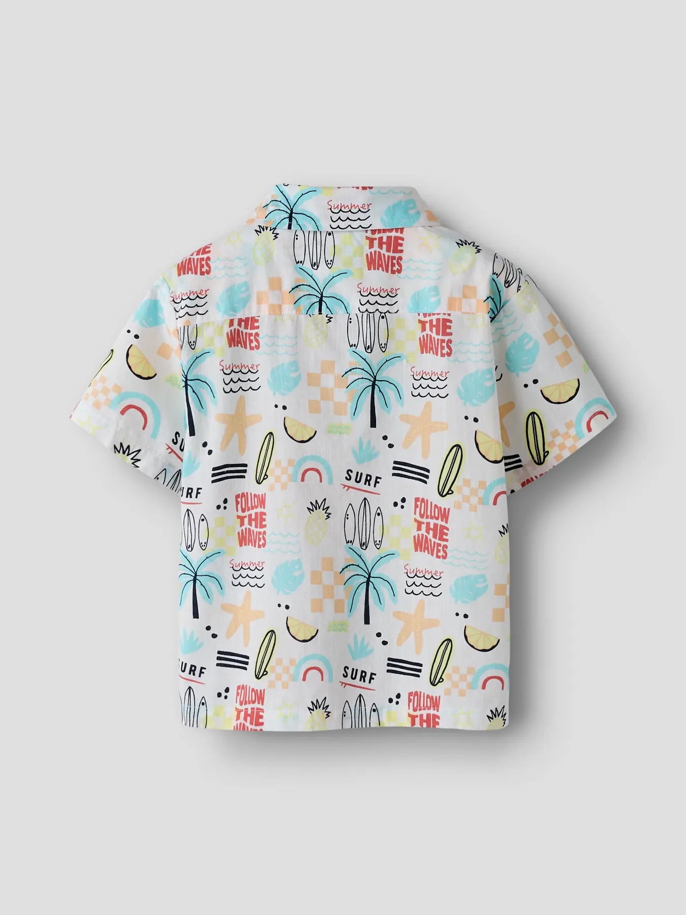 NAME IT Kleurrijk All-Over Print Hemd Jongens