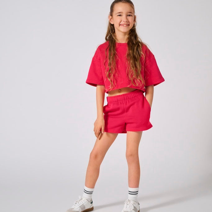 SWEAT SHORTS FUSHIA