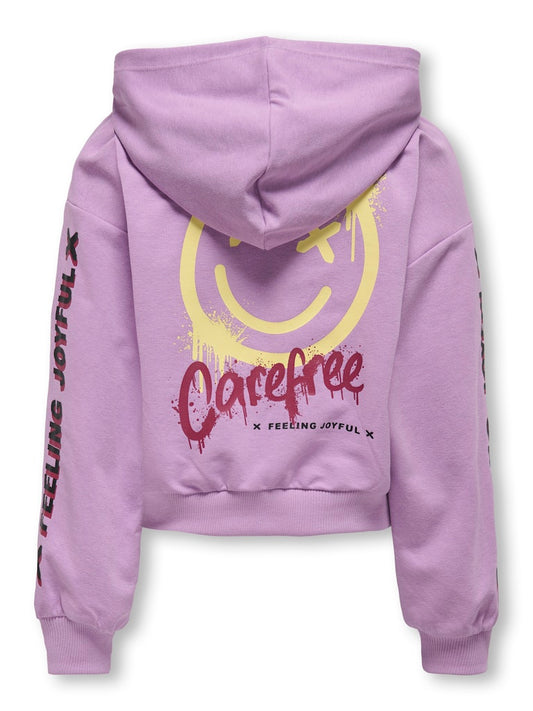 HOODIE CROP SMILEY