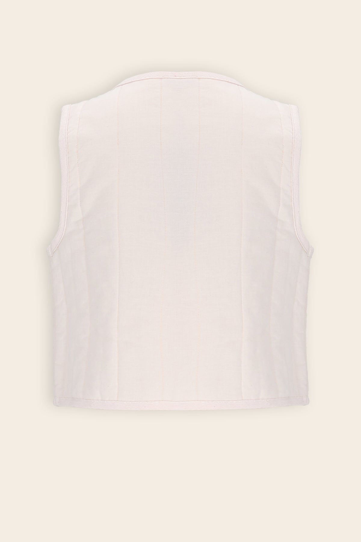 NONO Gilet CIAO - Open Mouwloos Vest voor Meisjes - achterkant