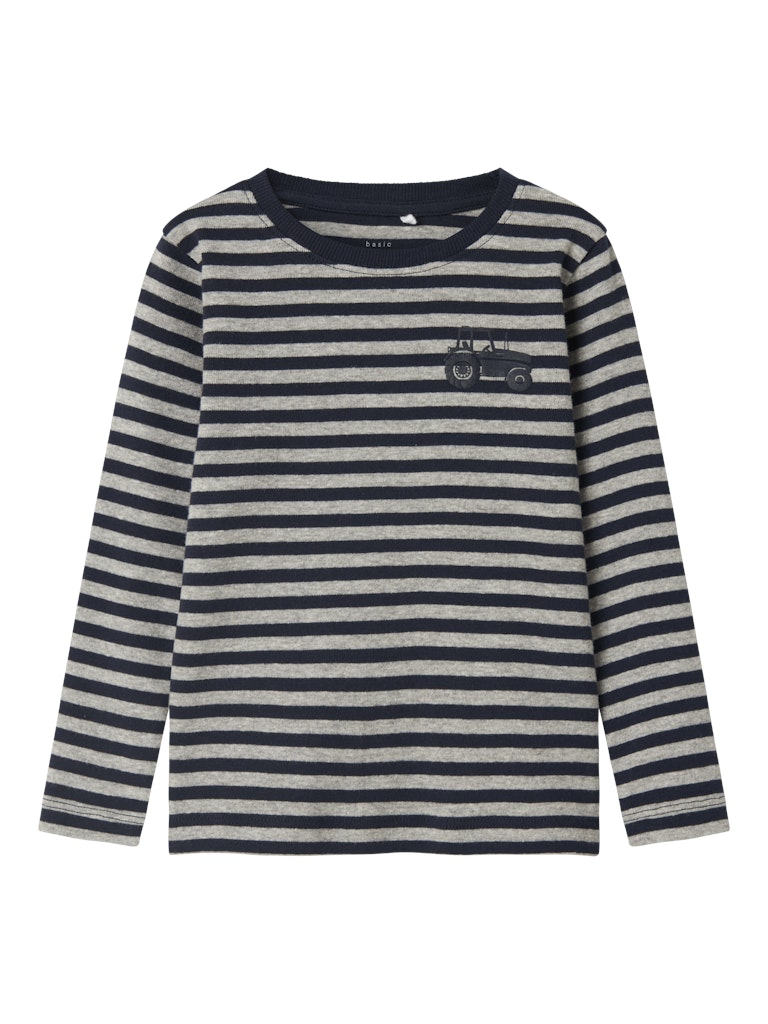 LONGSLEEVE STREPEN GRIJS