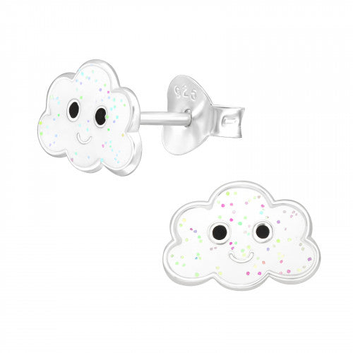 WOLK - 925 STERLING ZILVER OORSTEKERS