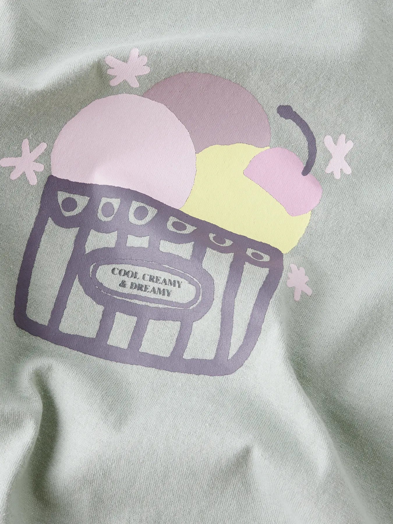 T-SHIRT AQUA GRAY