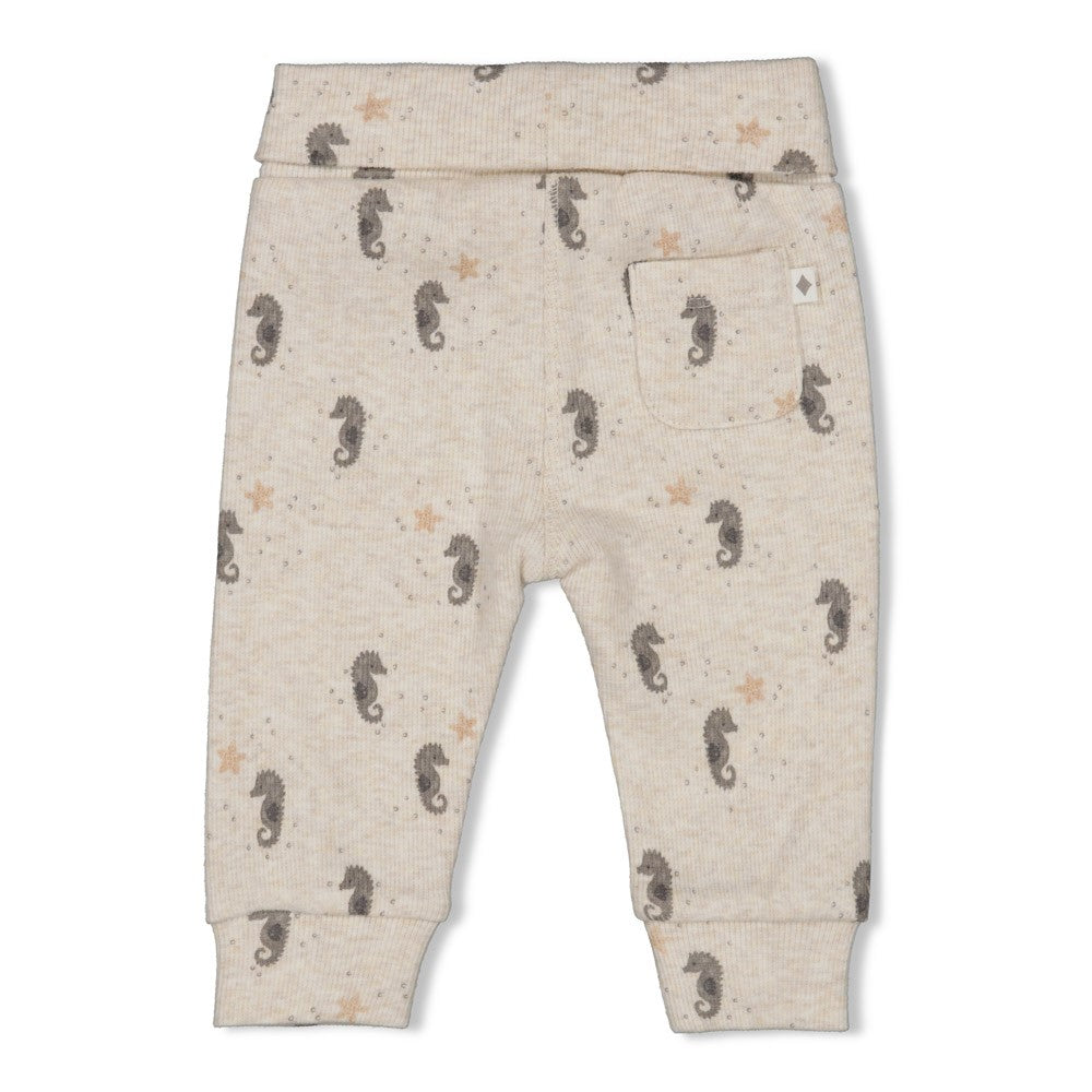 Feetje Broek Rib AOP Sea Sweeties - Baby Broekje met Print - achterkant