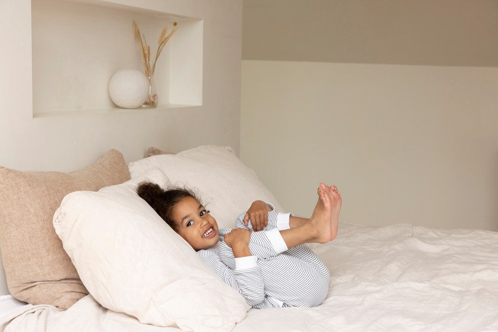 FEETJE WAFEL PYJAMA MARINE